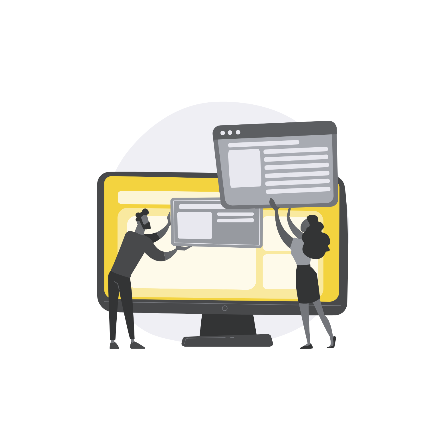 Landing page creation