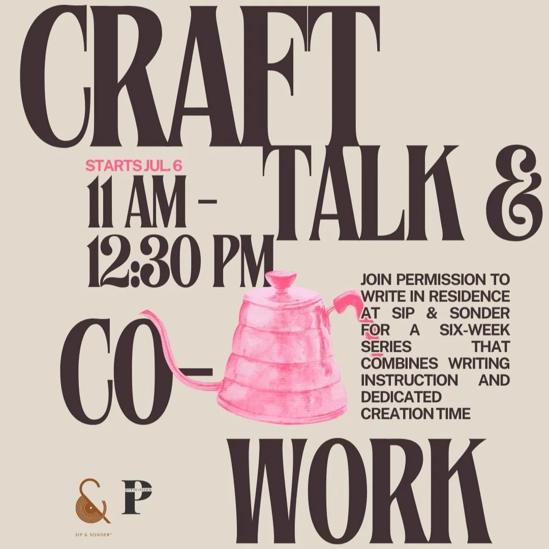 Craft Talk & Co-Work, Week Four.