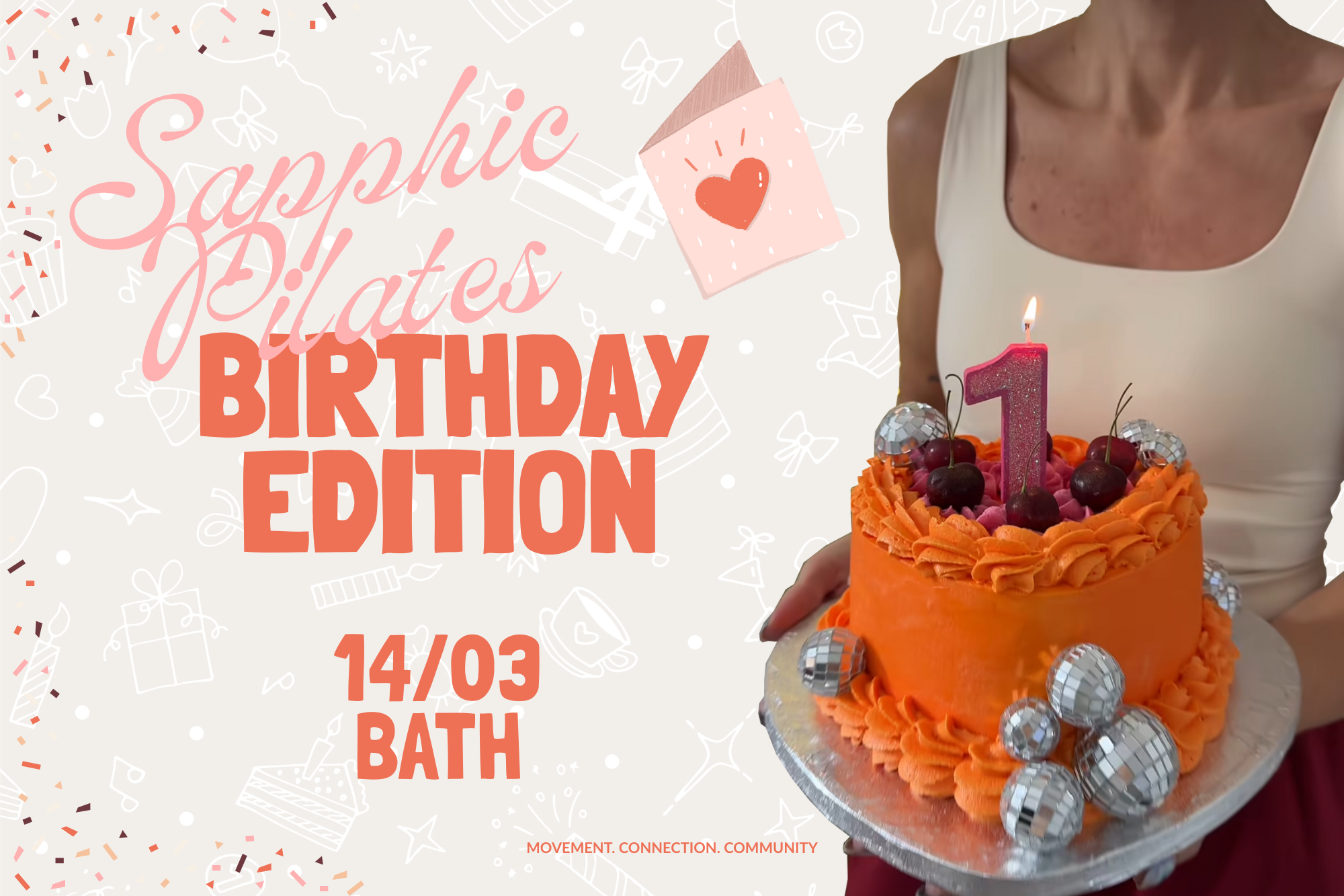 Sapphic Pilates Birthday Edition - Bath - March