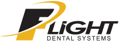 FLIGHT Dental Systems logo with a stylized 'F' and 'L' in black and yellow.