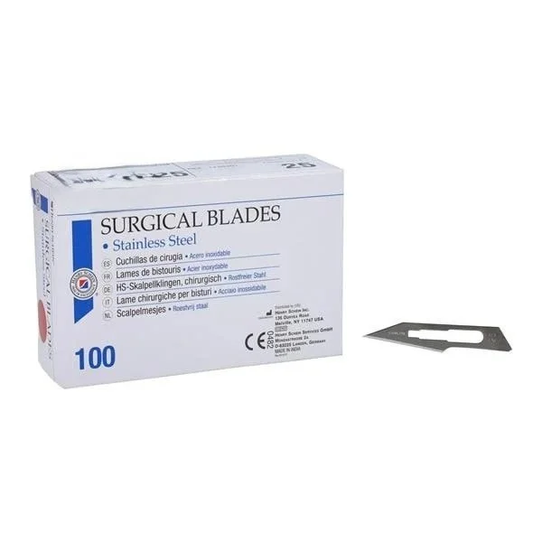 SURGICARE STAINLESS STEEL SURGICAL BLADES #25 100/BX