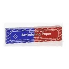 ARTICULATING PAPER THIN RED/BLUE 200/BX