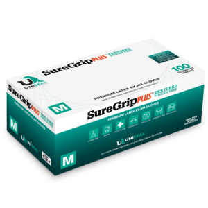 UNISEAL SURE GRIP PLUS PF LATEX XL 100/BX