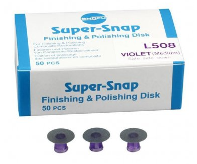 L508 SUPER SNAP DISK SAFE SIDE DOWN VIOLET MEDIUM (50)