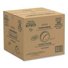 CONCORDE 9'' FOAM COMPARTMENT PLATE 500/CS