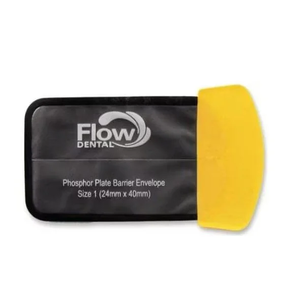 SAFE 'N' SURE DELUXE PHOSPOR STORAGE PLATE (PSP) BARRIER ENVELOPES 300/BX FLOW DENTAL (SIZE 1)
