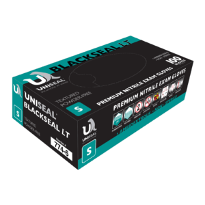 UNISEAL NITRILE PF EXAM BLACK 100 BOX XL