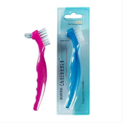 DENTURE BRUSHES MAGENTA, 12PCS./BX