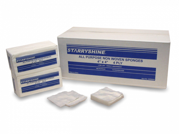 SS 4X4 GAUZE NON-WOVEN 4-PLY 2000/CS