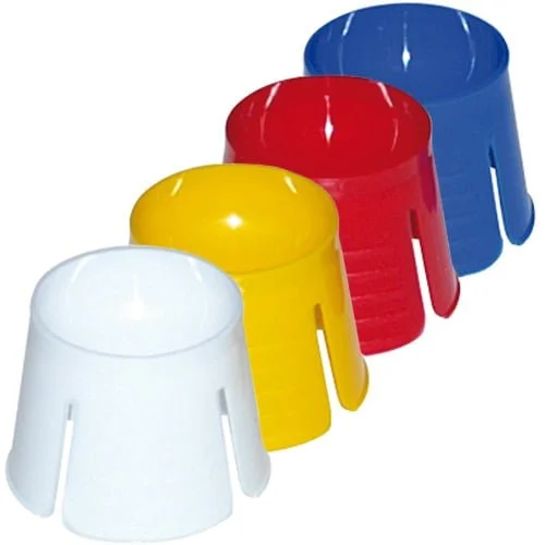 DISPOSABLE DAPPEN DISHES ASSORTED COLORS 50CT