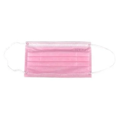SS EAR-LOOP FACE MASK PREMIUM PINK 50/BX