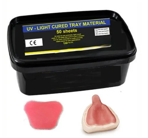 LIGHT CURE MATERIAL 2MM 50 PIECES