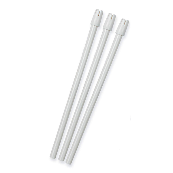 SALIVA EJECTOR WHITE W/WHITE TIPS 100/BG