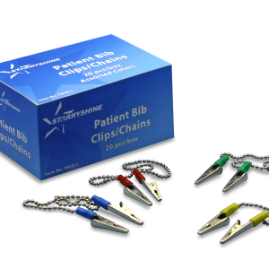 METAL CHAIN BIB CLIP