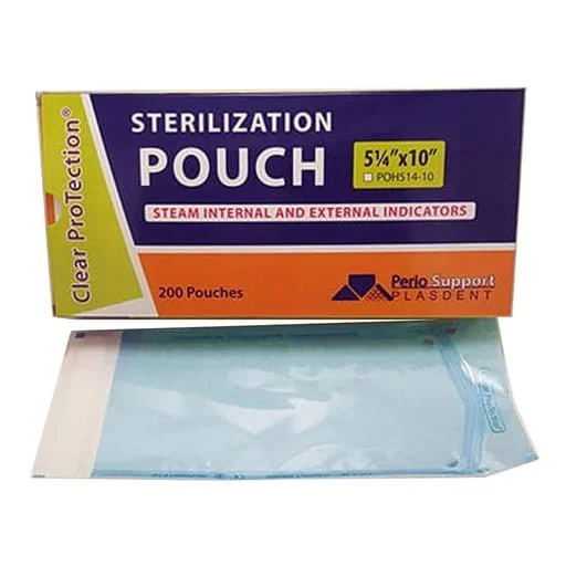PD STERILIZATION POUCH 5 1/4" X 10" 200/BX