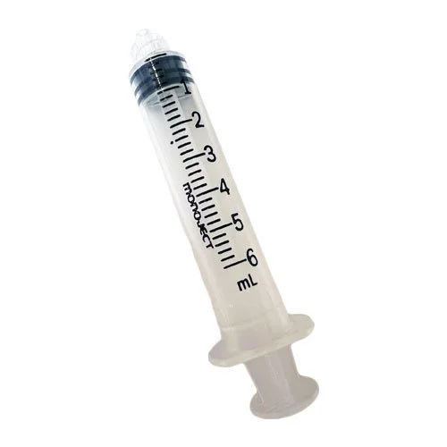 LUER-LOCK IRRIGATION SYRINGE 6CC 50/BX