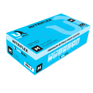 UNISEAL NITRILE PF TXT XXL 100/BX