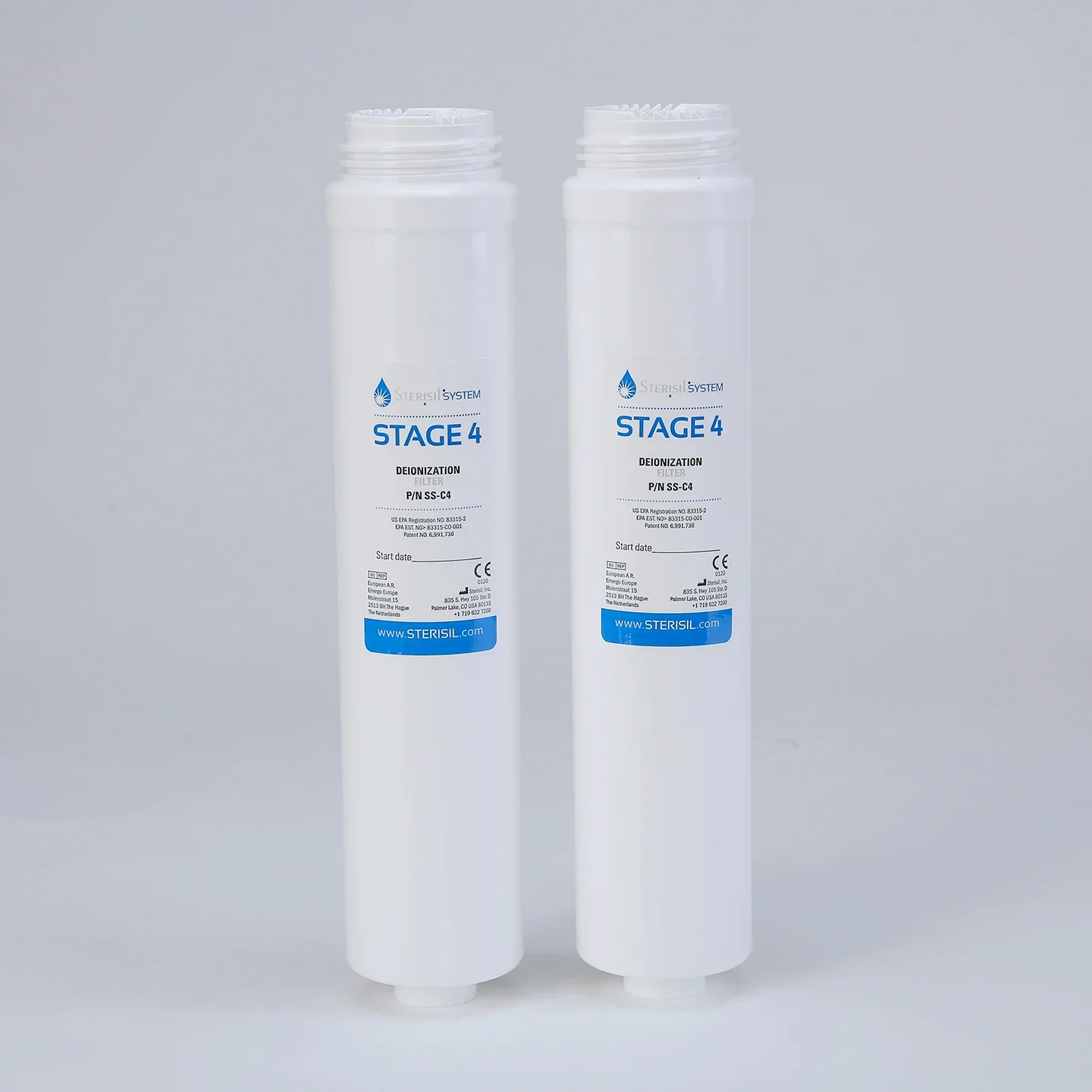 (2) STAGE 4 - DEIONIZATION CARTRIDGES