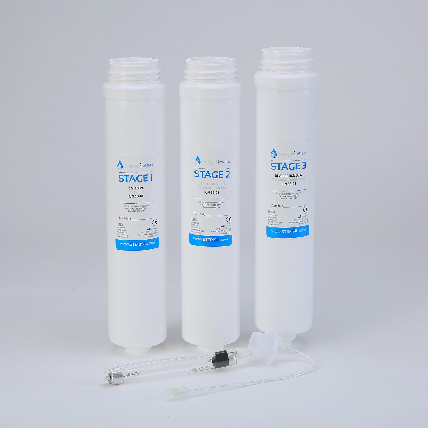 STAGES 1,2 & 3 + UV BULB