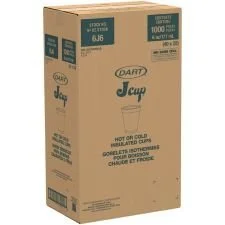 DART 6 OZ FOAM CUPS 1000/CS