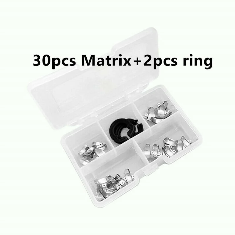PLASDENT SECTIONAL MATRIX KIT (30 MATRICES & 2 RINGS)