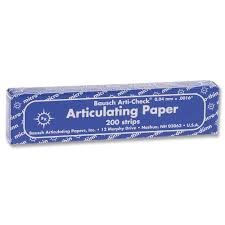 ARTICULATING PAPER X-THIN BLUE 200/PK