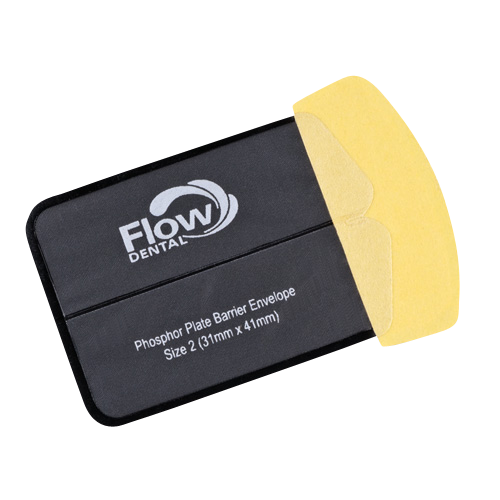 SAFE 'N' SURE DELUXE PHOSPOR STORAGE PLATE (PSP) BARRIER ENVELOPES 300/BX FLOW DENTAL (SIZE 2)