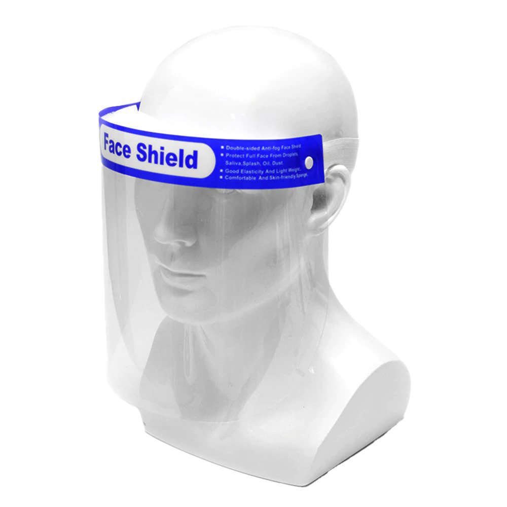 MARK3 ANTI-FOG DISPOSABLE FACE SHIELD BLUE 10/PK