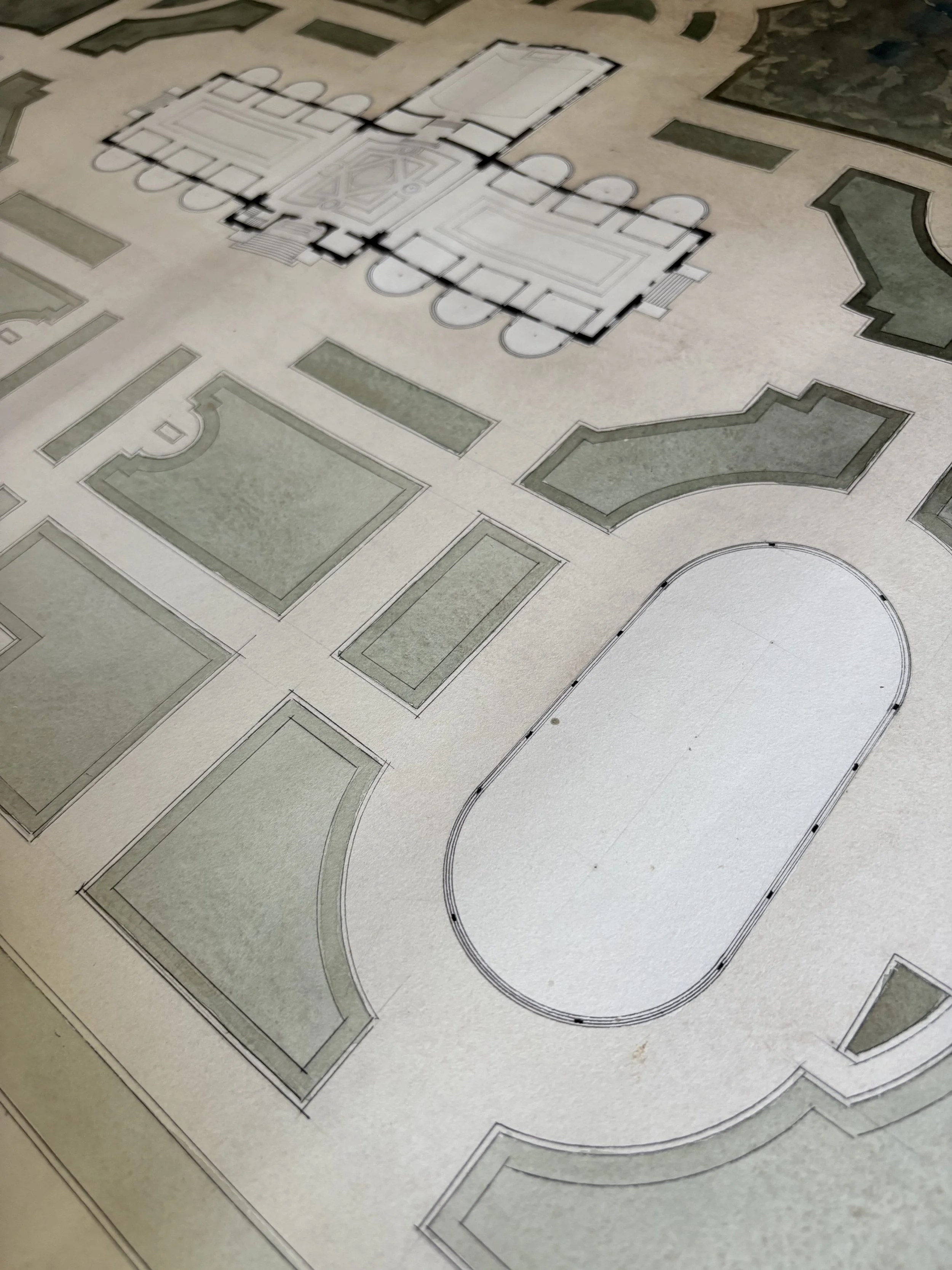 Architectural Drawing, Unsigned