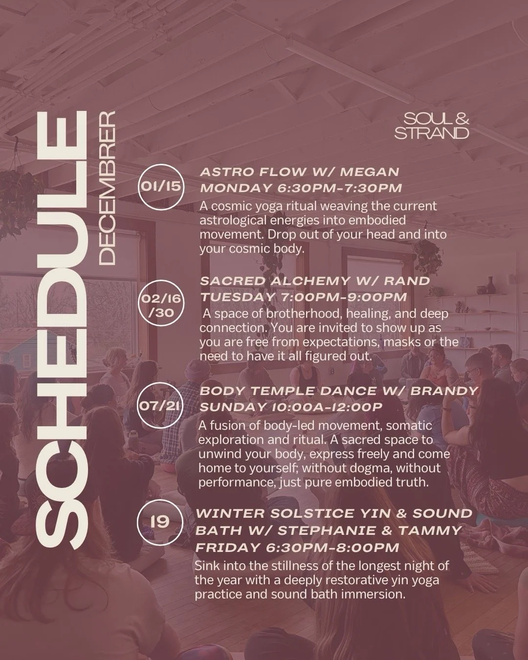 SOUL &amp; STRAND // CREATIVE NATURE

Rewind to the end of June 2025, I had just completed my solar return and decided to join my favorite local astrologer @auroramegs for a Cancer Astroflow on Moonday at @soulnstrand 

I instantly felt like I was at