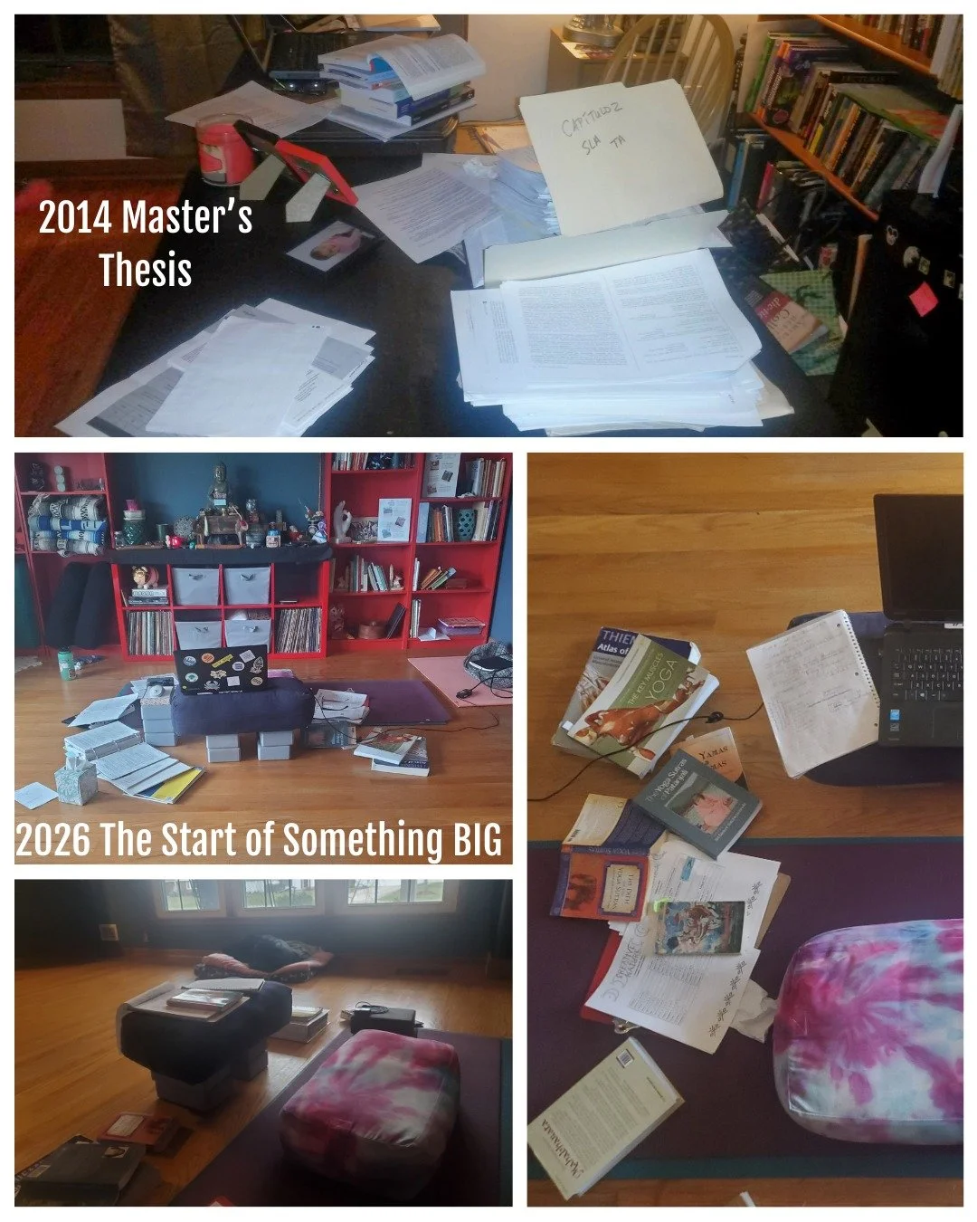 EVOLUTION IS NOT A STRAIGHT PATH// EVER-WINDING PATH

Oh my goodness you guys!  I am starting, well I've already started, something BIG!

I was comparing these sets of photos the other day.  It is good to know that my creation habits haven't changed 