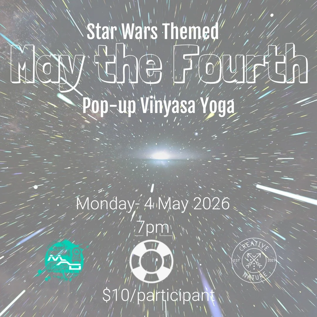 May the Force be with you!!!

Your force is your light, your inner truth and direct link to universal consciousness. 

Are you a Star Wars fan? Here is your opportunity to combine your love of Star Wars with a yoga practice. 

We at Creative Nature a