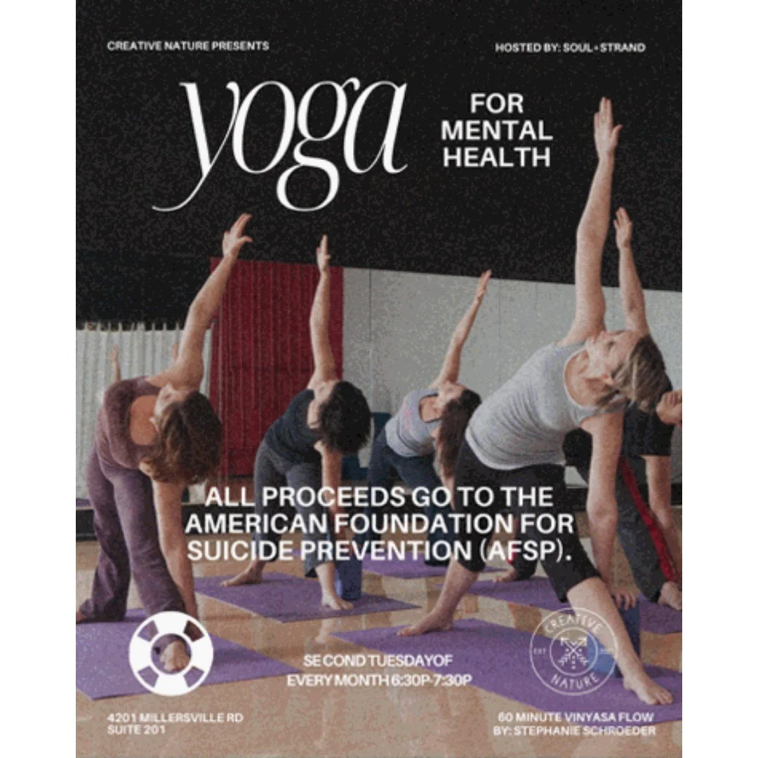 Your Mental Wellness is Important!

Yoga practices provide you a path to reconnect to your inner light, your compassion, and your inherent wisdom. 

Yoga has been proven to reduce stress, anxiety and depression symptoms and give you an overall sense 