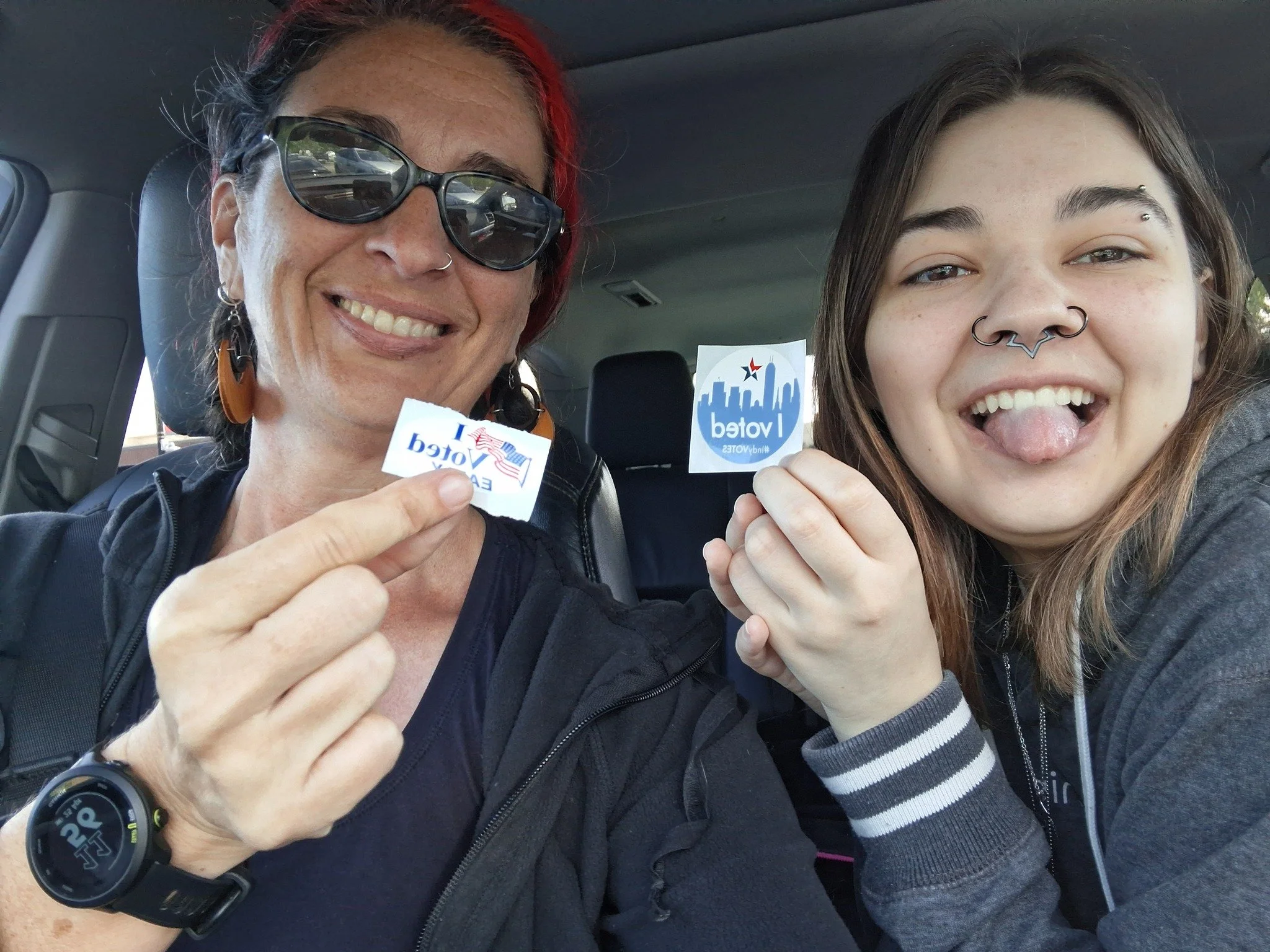 VOTE

Took @hilary_34 for the first voting experience today!  Our vote has been cast!

Early voting is open, with weekend hours too.  It is super easy to get in and get your voice heard!

Make a difference and VOTE!!!!