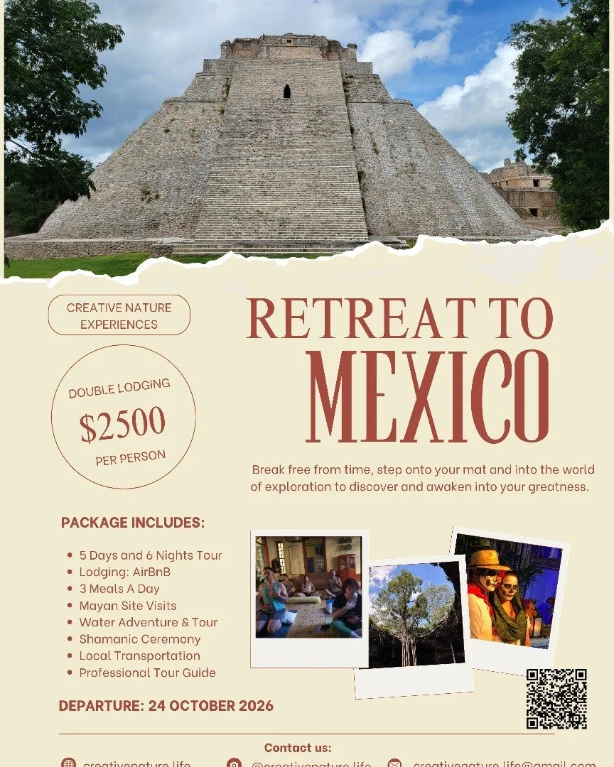 Heal your heart in the Yucatan!

Choose an experience designed to introduce you to the healing that happens in the Yucatan.

All you need to do is say YES and show up. The entire week is planned and designed to meet you where you are, engage your sen