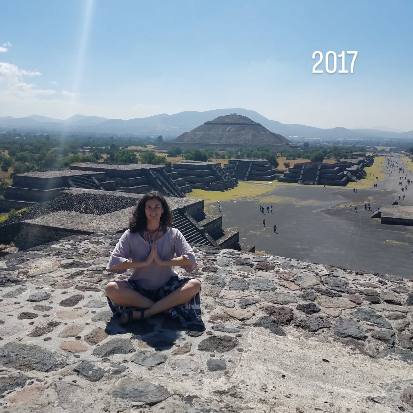 Nine years apart sitting atop the Pyramid of the Moon at Teotihuacan with the Pyramid of the Sun looming in the background!

Keep exploring, keep evolving, keep finding your own version of joy in this world!

Xo
#cdmx #Teotihuacan #Pyramidofthemoon #