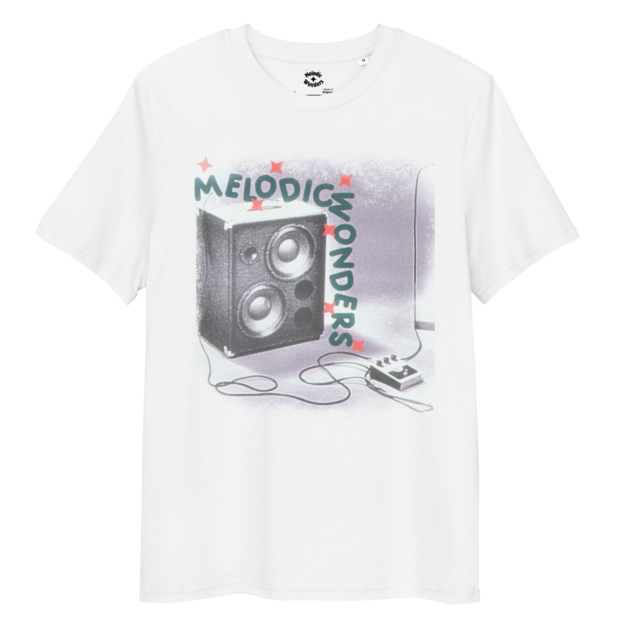 Melodic Wonders Amp Tee White