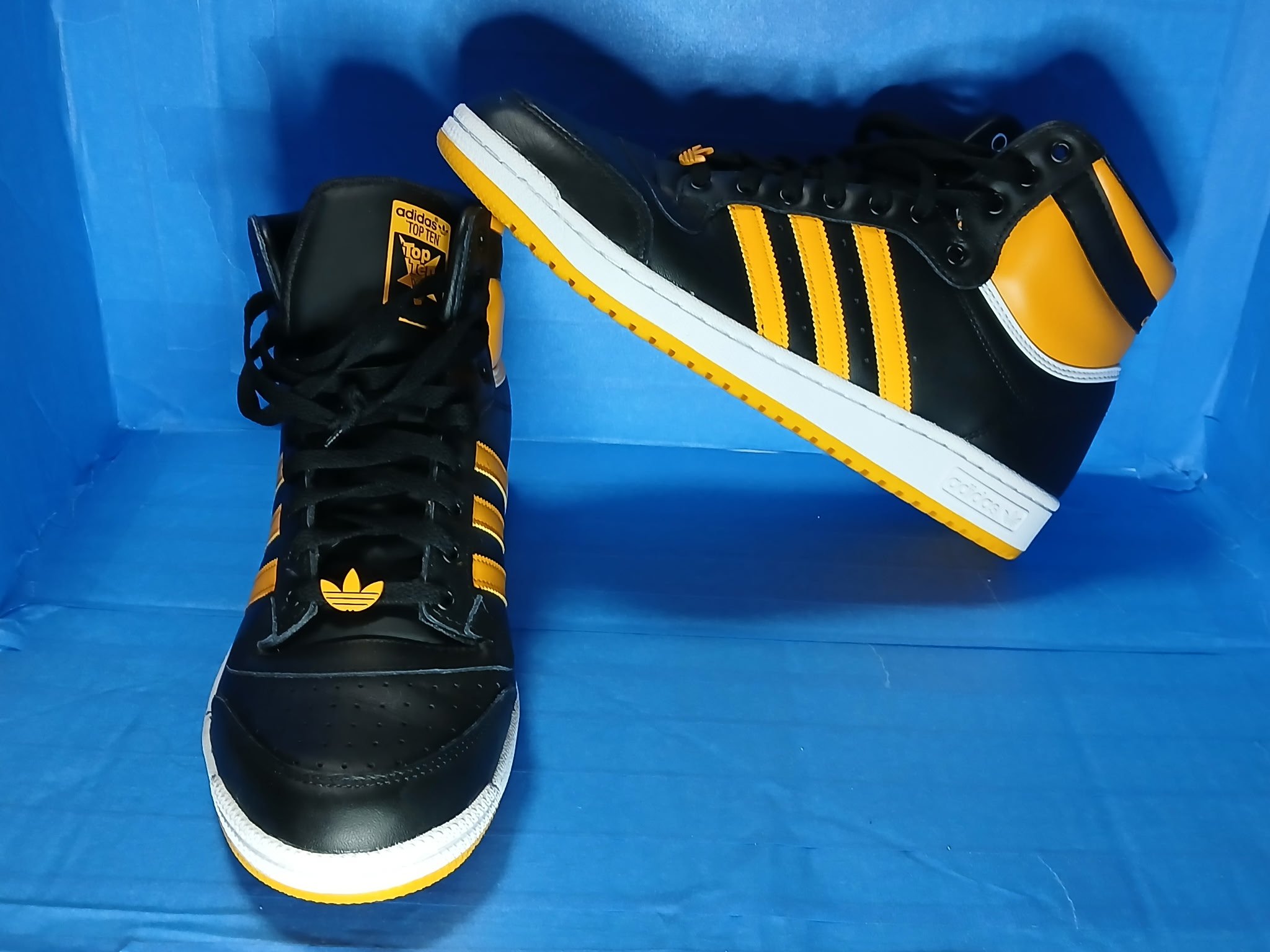Adidas Top Ten High 'Black Collegiate Gold' FZ5888 - (Men's Size 13)