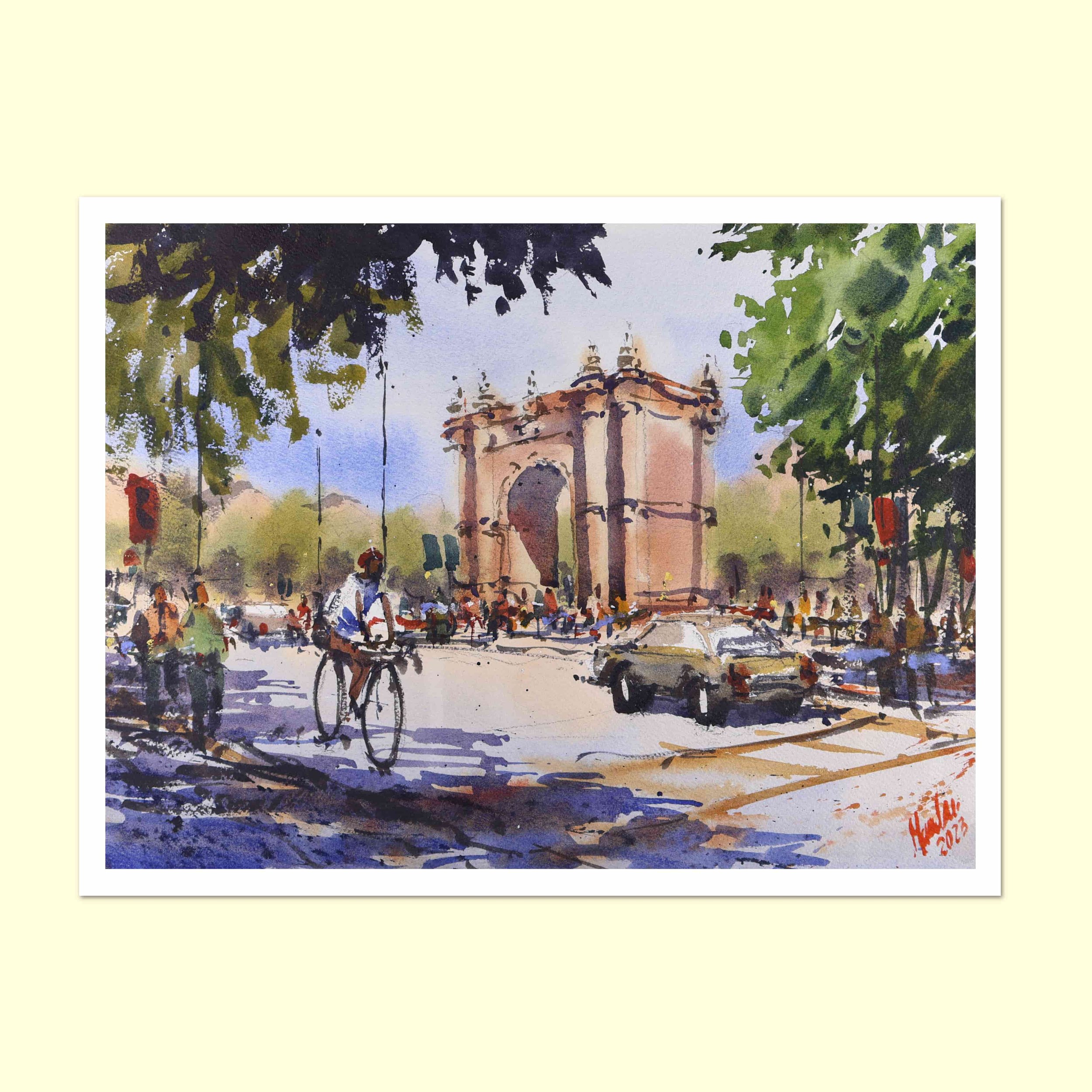 Arco del Triunfo, Barcelona, España