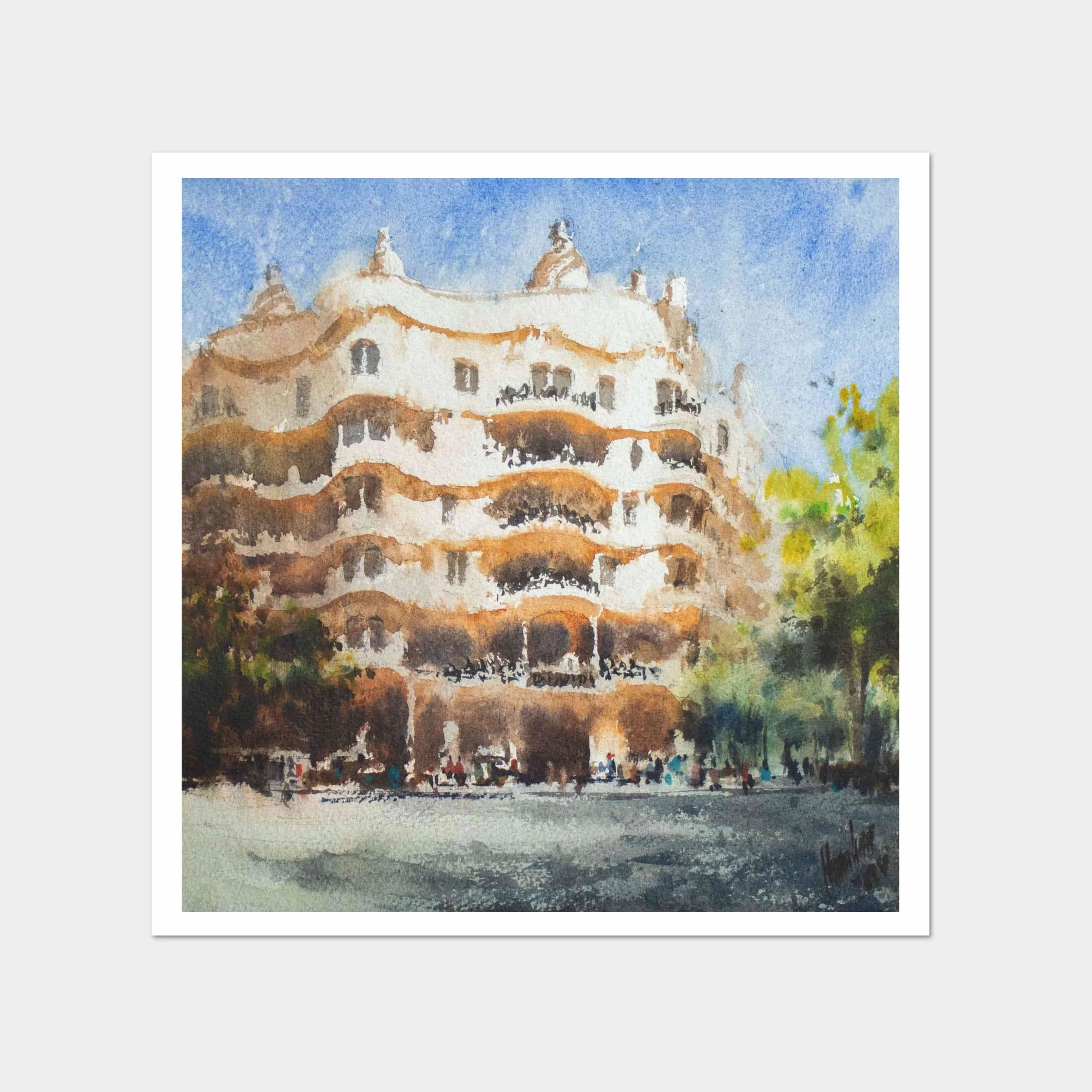 La Pedrera, Barcelona, España