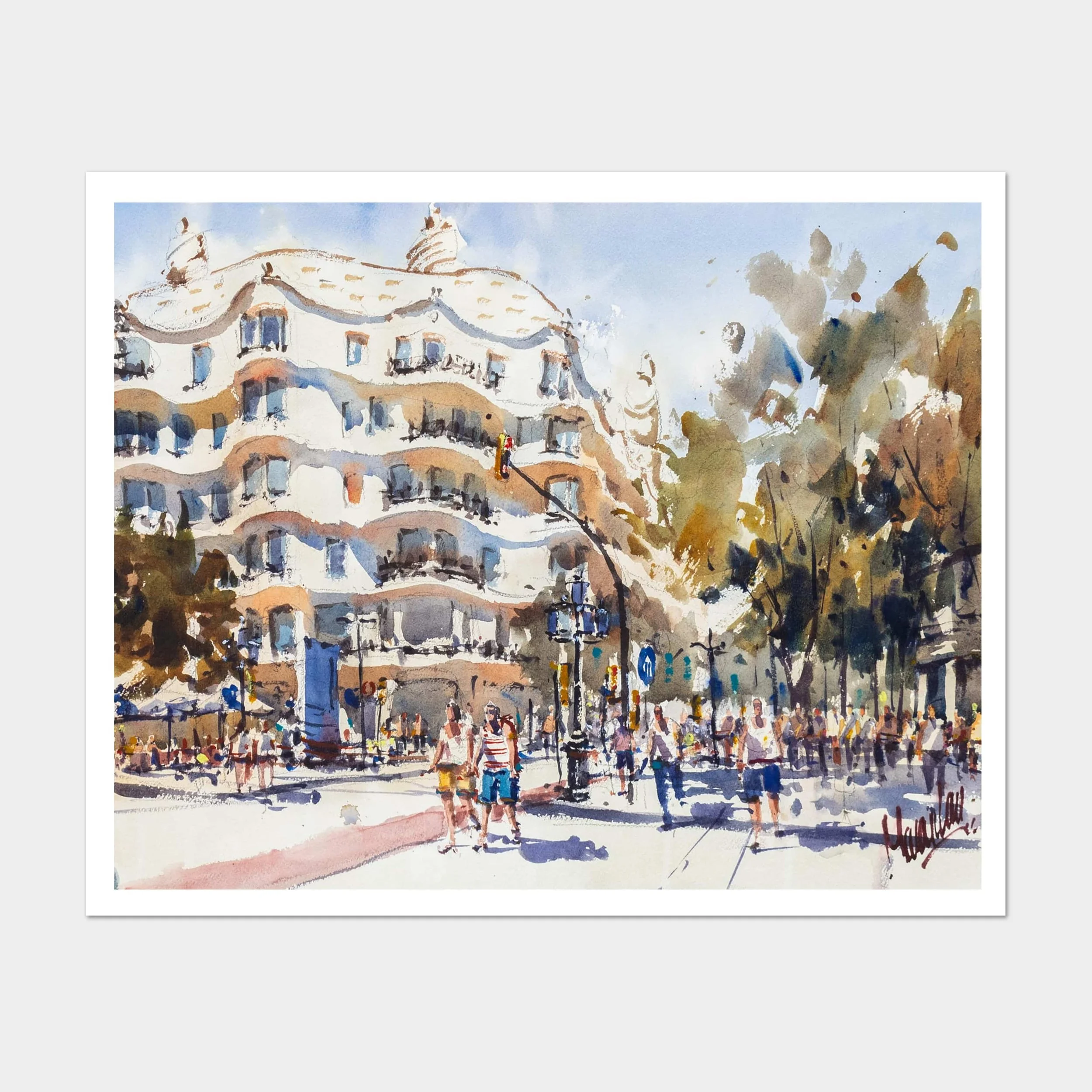 La Pedrera, Barcelona, España