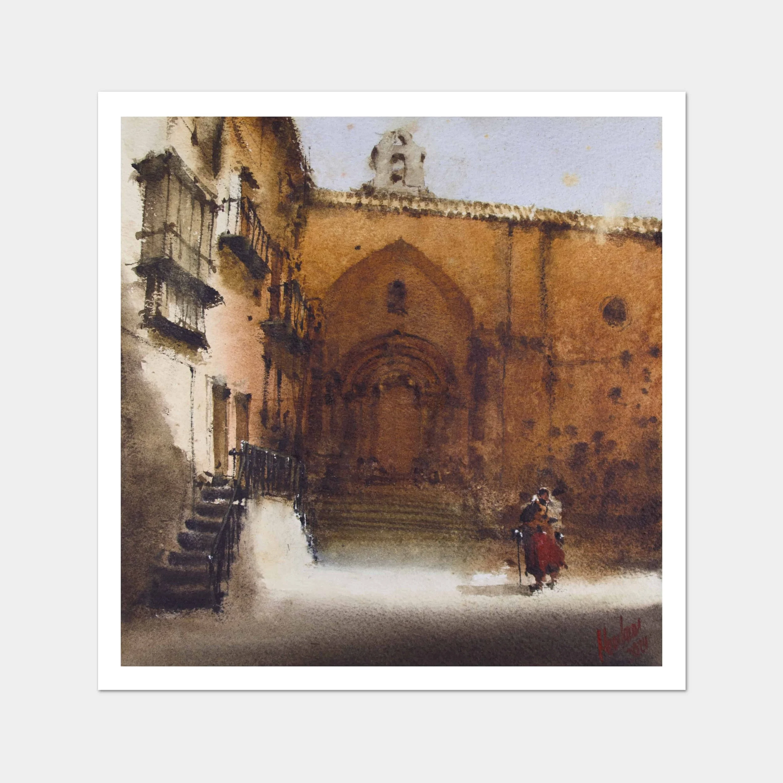 Fachada en Salamanca, España