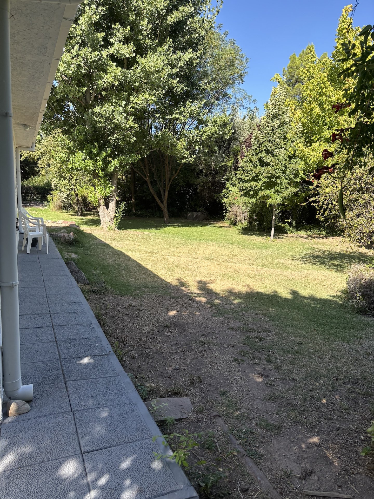 Porch view at Fallen Branch Farm