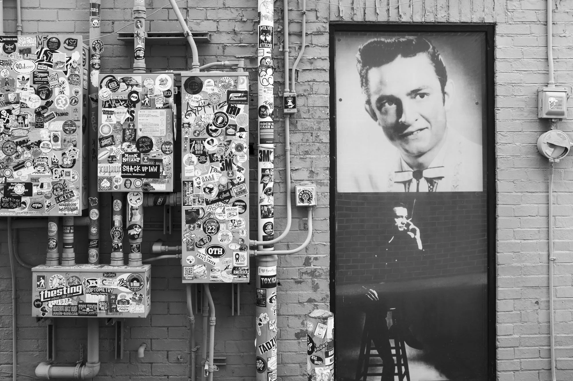 Johnny Cash Poster, Memphis TN
