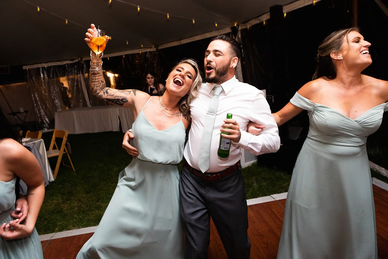 Luxury wedding planner in New York coordinating reception details to ensure a seamless guest experience