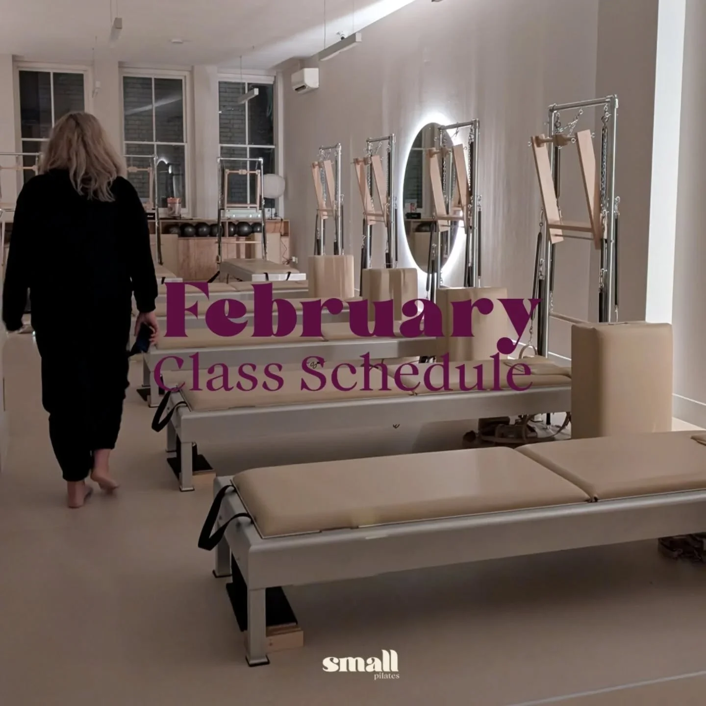 February! ✨ We welcome new teachers and new classes this month. Antonia will be away for most of Feb, and we have Lucia and Marika stepping in for her 💕 Small group mat classes will be happening Tuesday evenings with Zoe and Saturday mornings with W