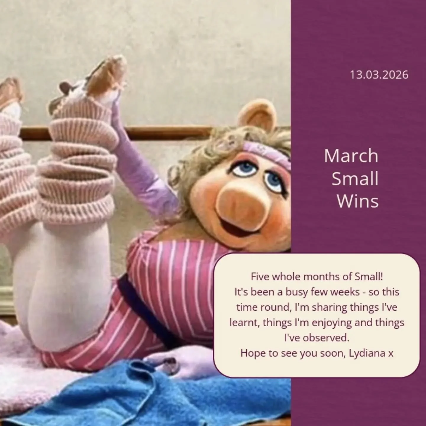 I can't believe it's already been five months of Small 💓. It still feels like such a baby but also something that is really coming into its own. I've been so busy this month preparing for Small's future, I've hardly had time to document all the amaz