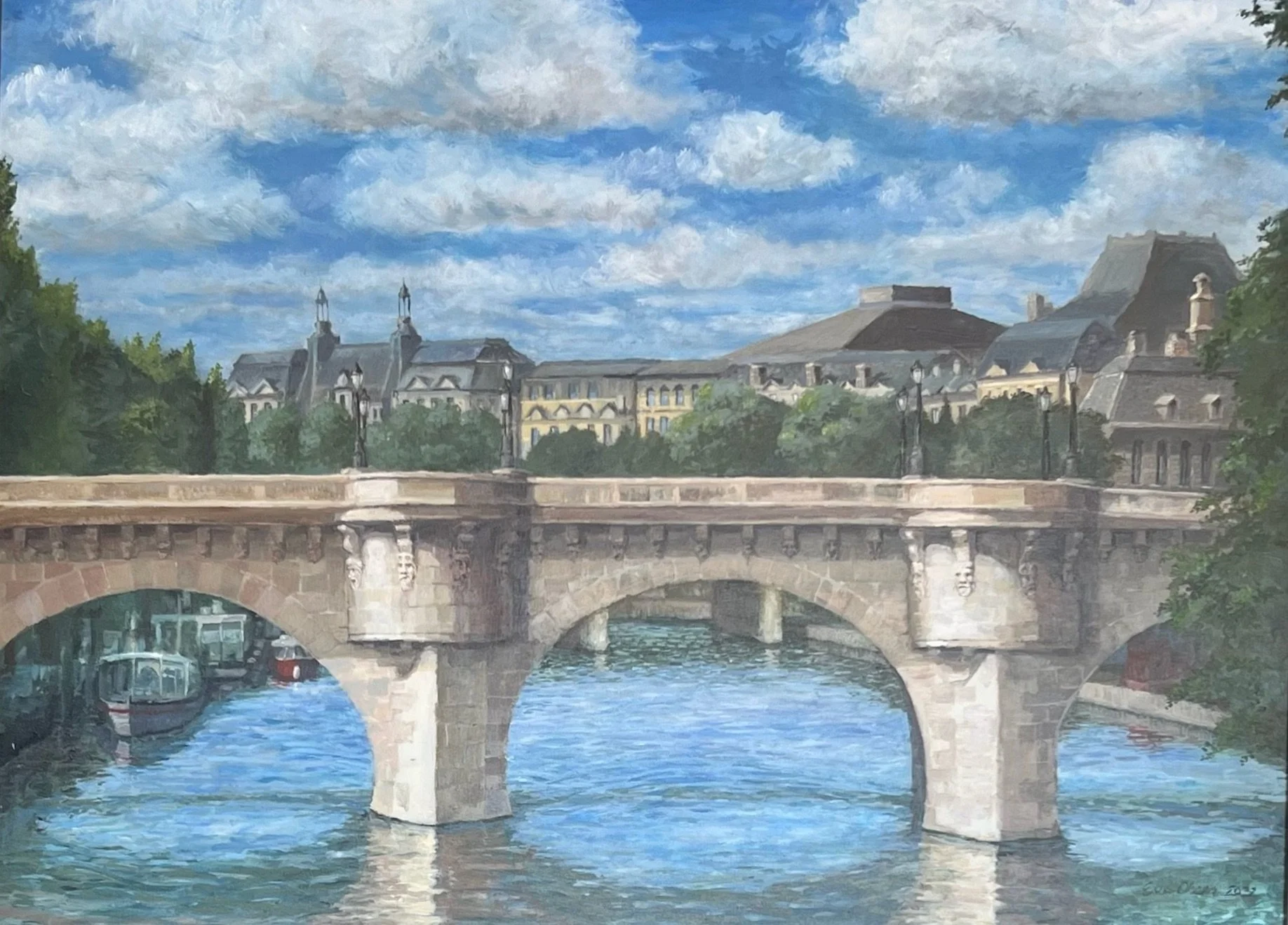 Pont Neuf, Paris
30x40 acrylic on canvas, framed
$1800.00