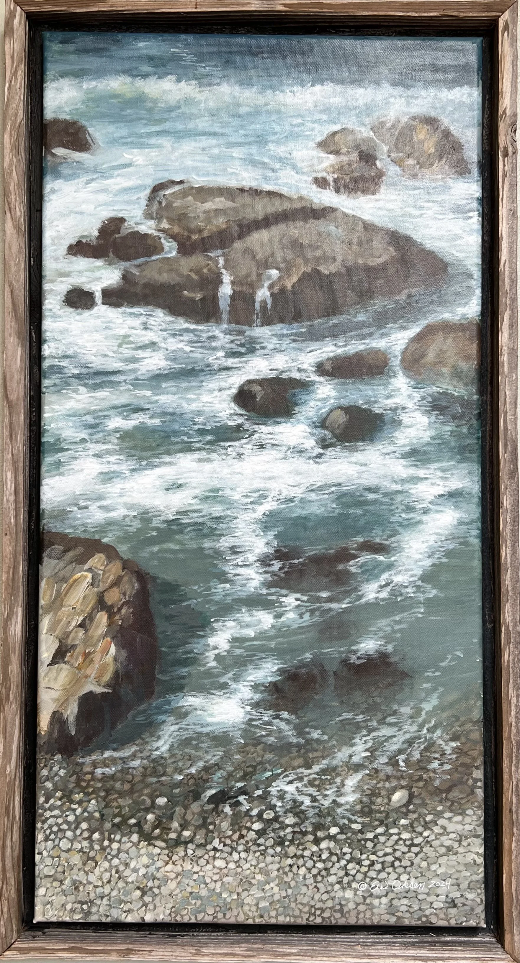 Tidal Movement
30x15 Acrylic on Canvas, Framed
$750.00