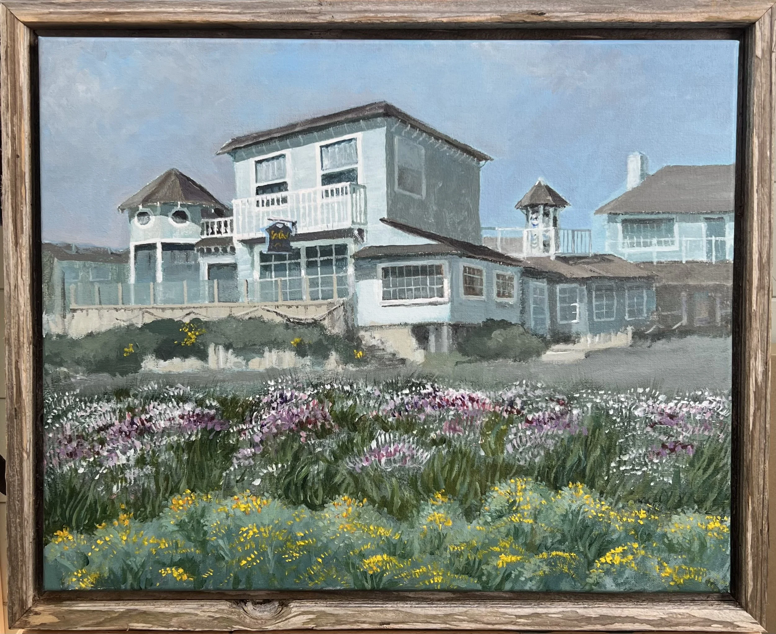Sea Chest Restaurant, Cambria, California
16x20 acrylic on canvas, framed
$350.00